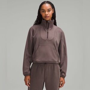 Lululemon Brushed Softstreme Ribbed Half Zip